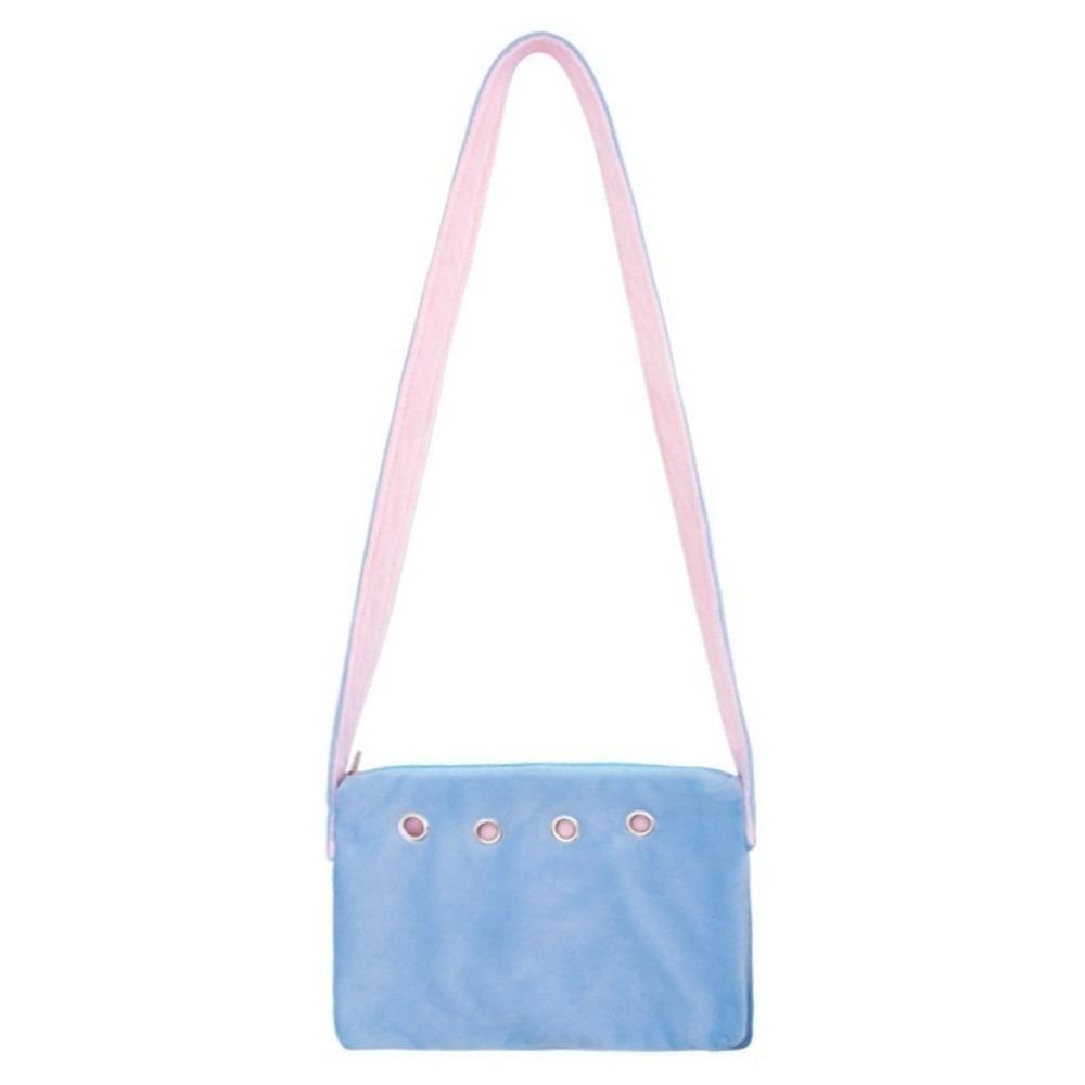 

Zipper Closure Hamster Carrier Bag Ventilated Pet Travel Tote Bag Pet Outdoor Pouch Vet Visit синий