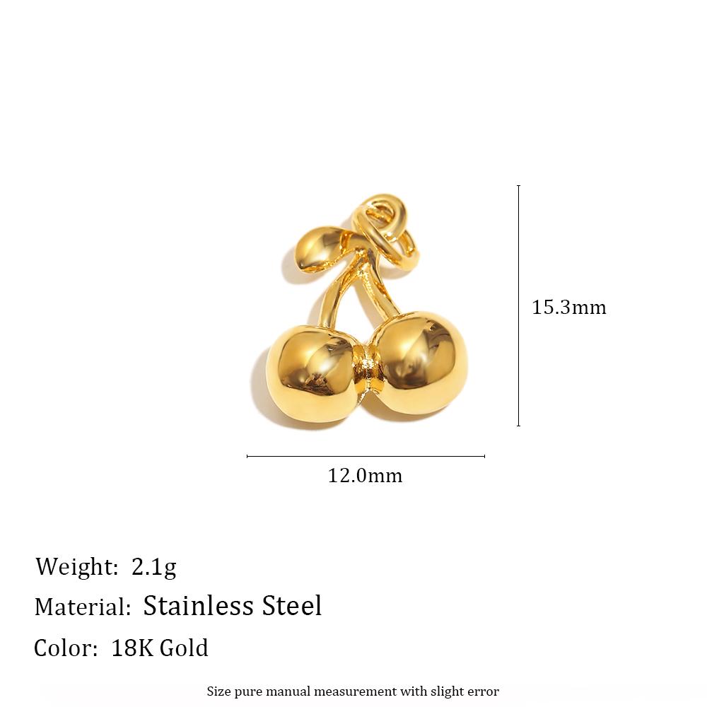 Dreamshow Fashion Stainless Steel Pendants Charms Enamel Pendants for Necklace Gold Plated Jewelry Accessories
