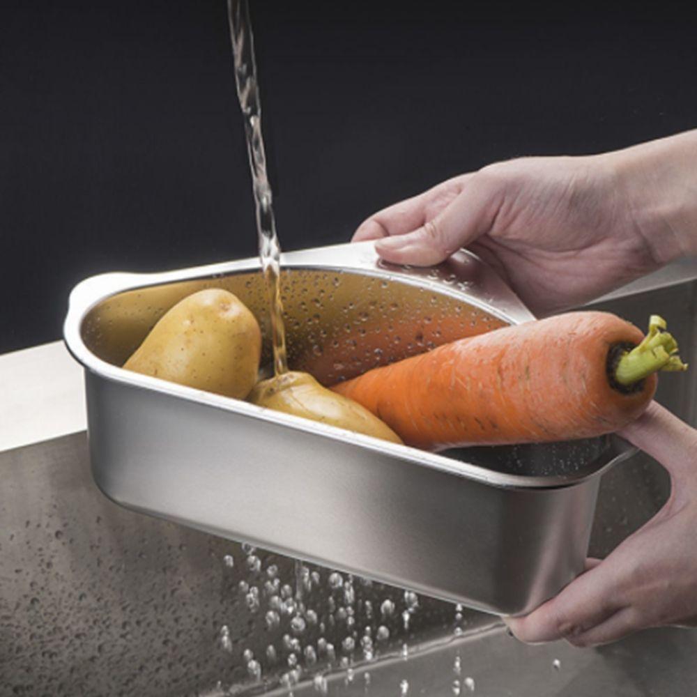 Triangle Shape Kitchen Sink Filter Corner Strainer Design Dual Function Triangle  Bathroom Storage