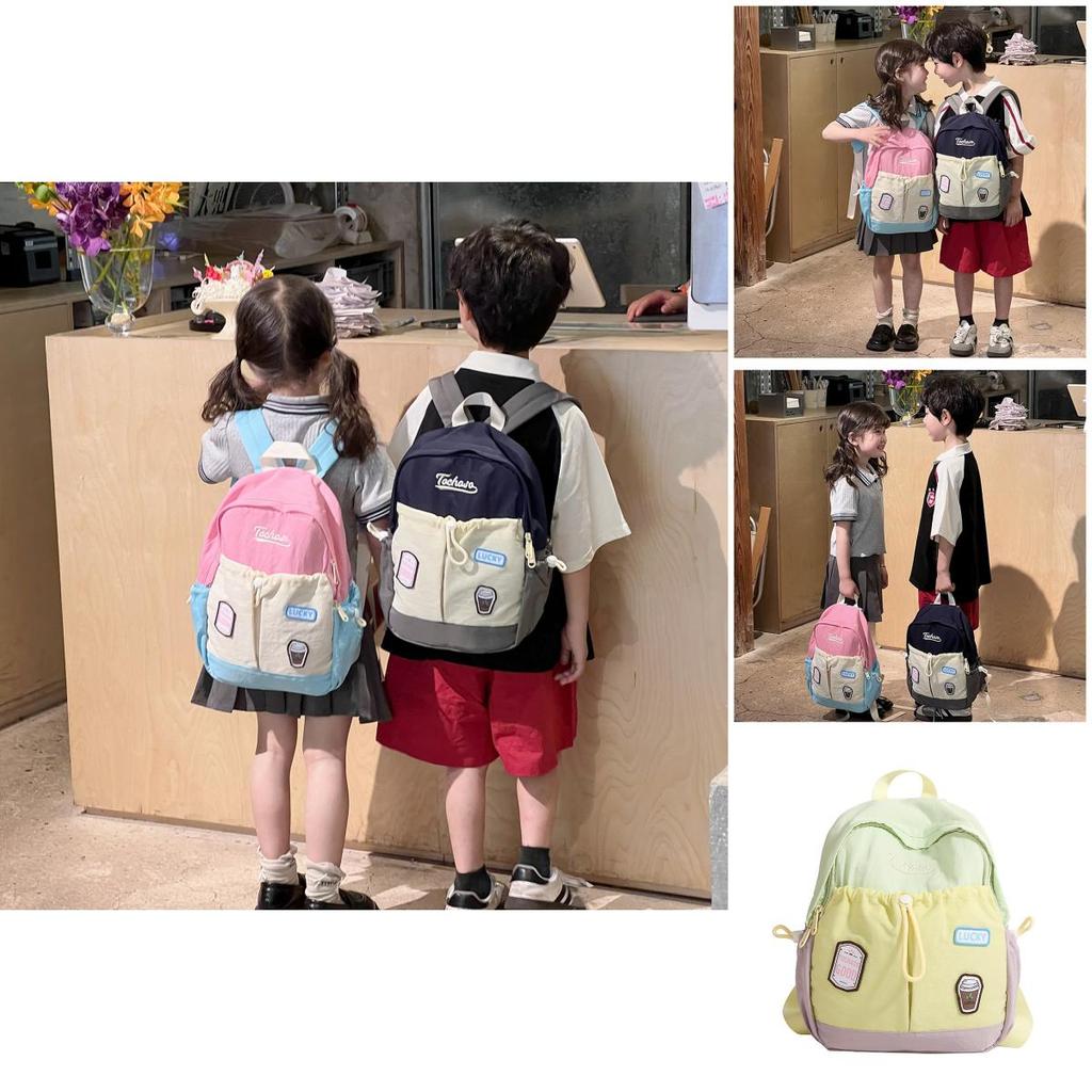 Kindergarten Backpack For Kids With Lightweight Nylon Fabric And Comfortable Back Support For School