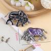 Shell Zodiac Bull Brooch With Embedding Decor For Fashion Accessories