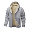 Men'S Zipper Jacket, Casual Retro Long Sleeved Cardigan Jacket