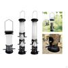 Tube Bird Feeders for Outdoors Hanging Feeding Station with Hanger Birdfeeder Balcony