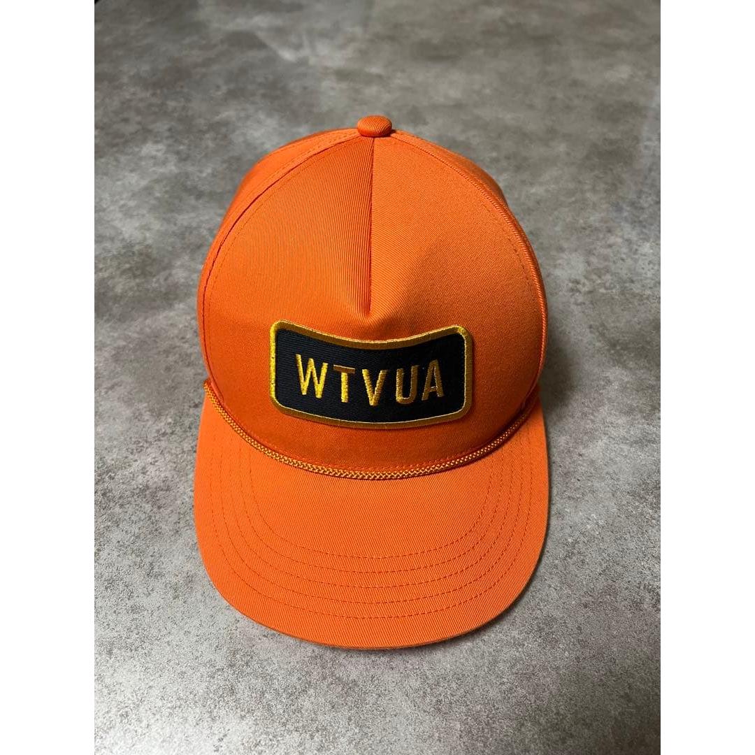 Used WTAPS Orange Cap WTVUA Embroidery