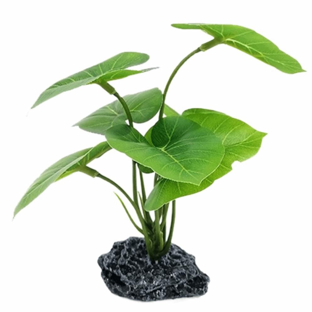 Plastic Material Aquarium Plants Realistic Design Safe Material Fish Tank Decorations Silk Texture