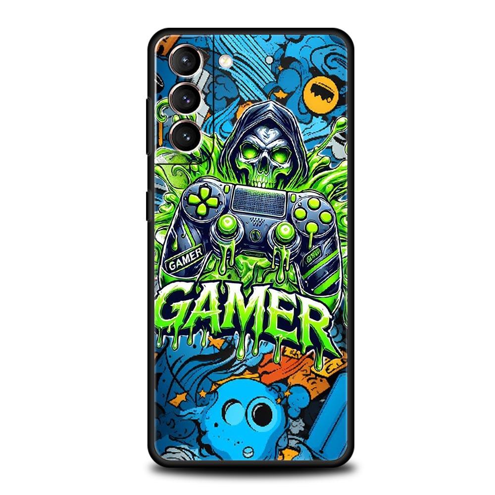 Technology Game Console Phone Case Cover for Samsung Galaxy S26 S25 S24 S23 S22 S20 S21 FE Ultra S25 Edge Plus 5G Soft TPU Shell