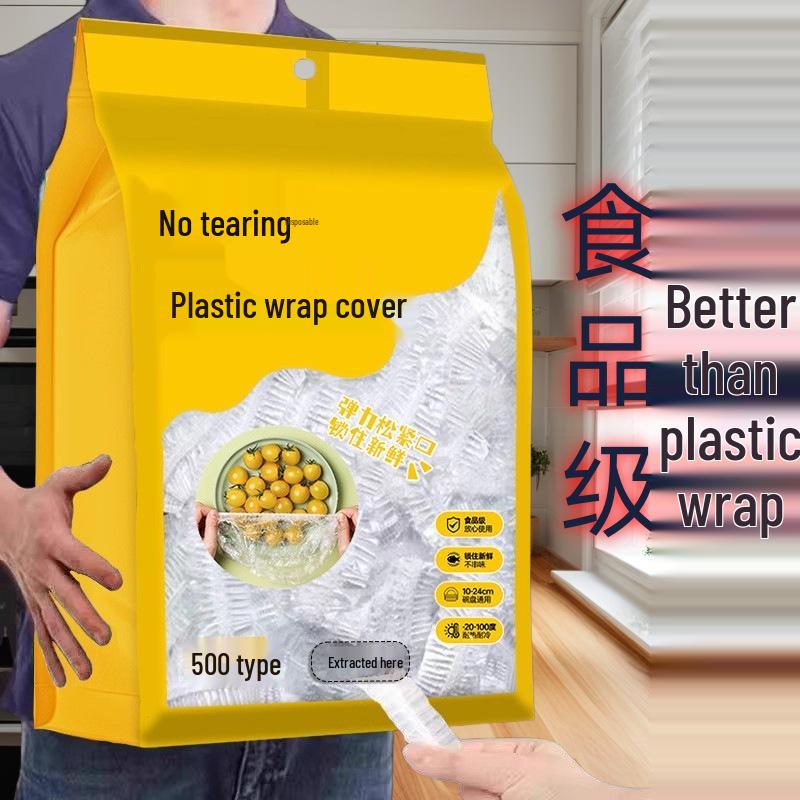 Disposable Food Grade Elastic Film Covers for Fresh Keeping and Anti-Flavor Transfer in Kitchens