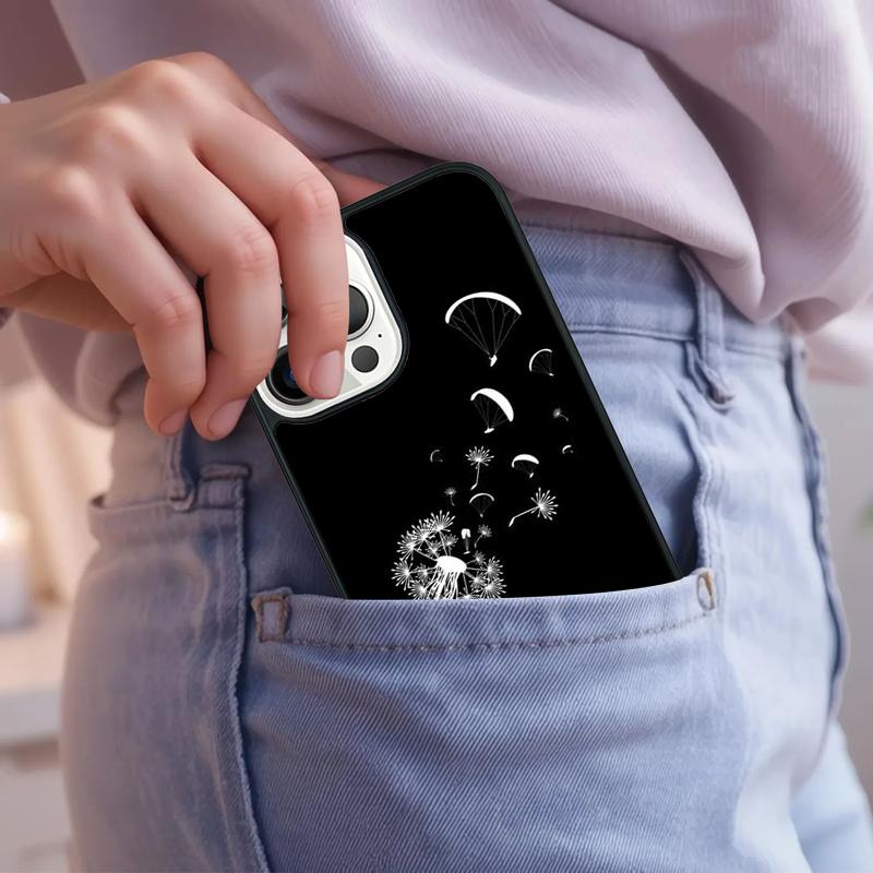 Dandelion Phone Case For iPhone 17 Air 15 16e 14 13 Pro Max Coque 12 11 Pro Max PLUS cover