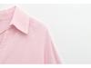 2025 Spring Women's European Fashion Linen Blend Wide Sleeve Shirt