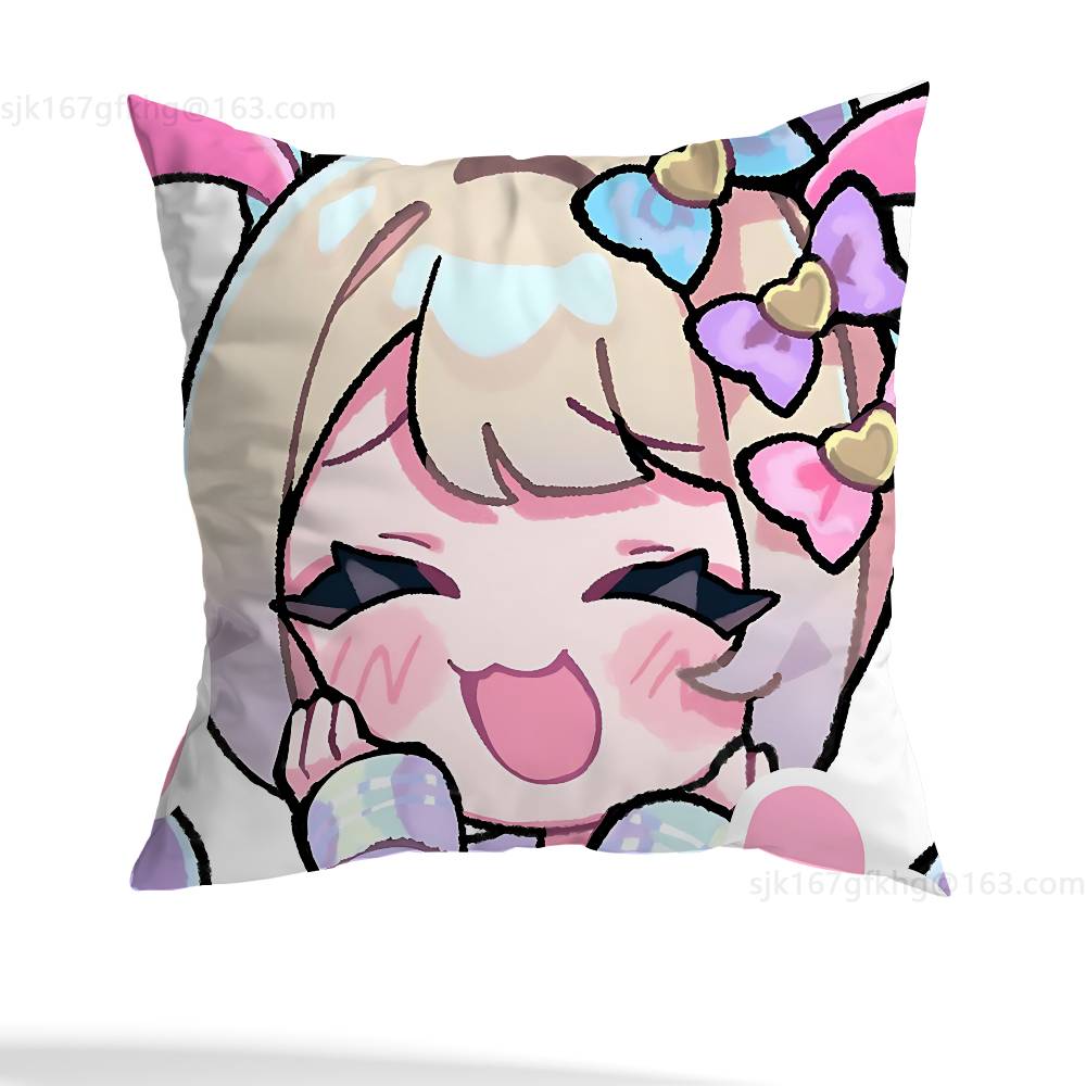 NEEDY GIRL OVERDOSE KAnge Pillowcase Casual Style Decoration, Suitable for Home Decoration (excluding Pillow Core)