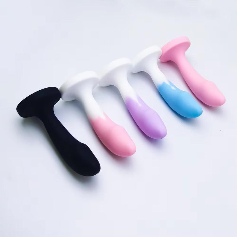 3 Color Silicone Anal Plug 3 Sizes Butt Plug Crystal Base Analplug Sex Toys For Woman Men Anal Toys Anal Dildo Adult Toys