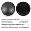 Protective Equipment Aluminum Alloy Metal Shield Forearm Armor Shield Lightweight Round Shield Home and Camping Cosplay Training Safety Defense Shield