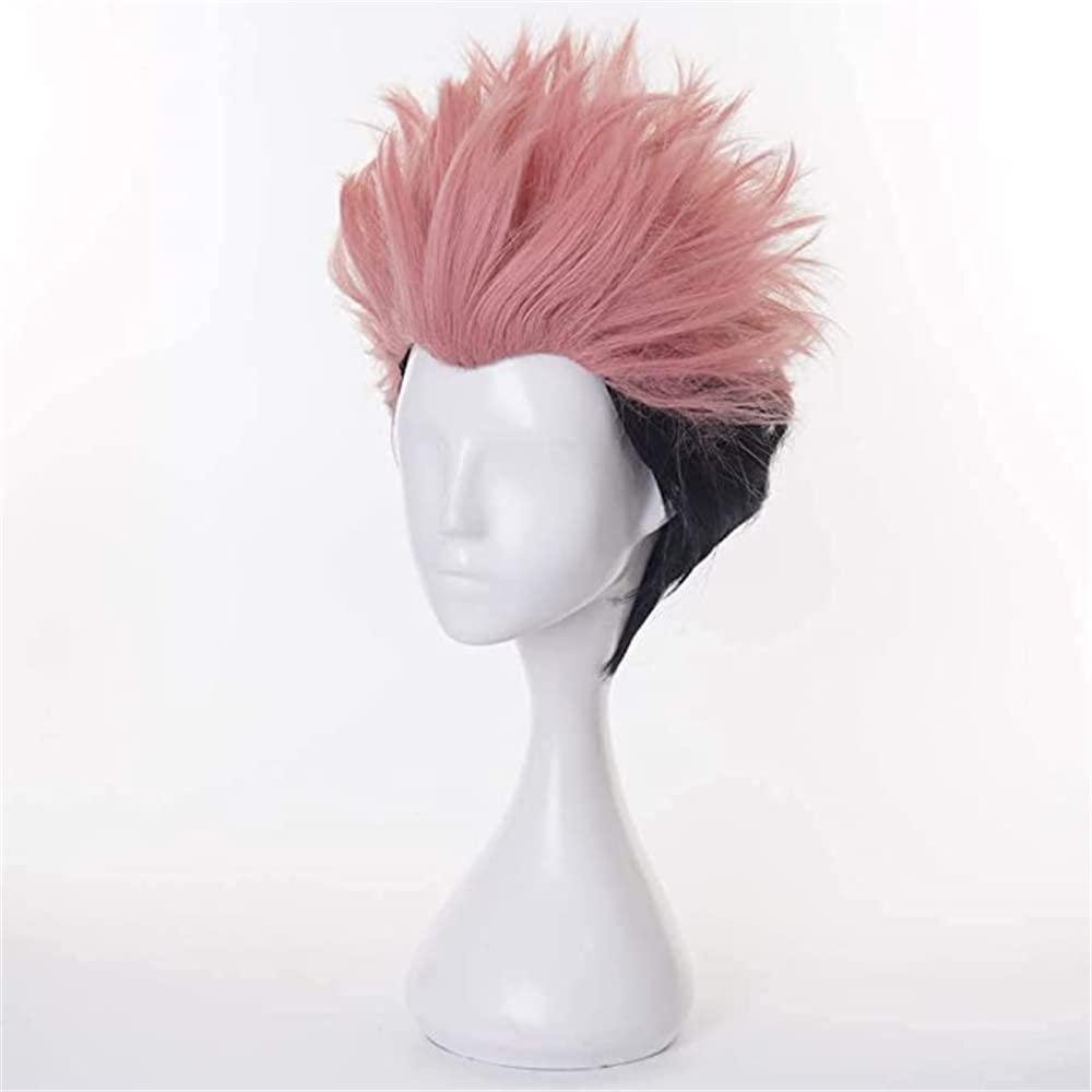Akixen Jujutsu Kaisen Ryoumen Sukuna Wig Cosplay Anime Hairnet Fashion Present Event Halloween Christmas Heat Resistant Disguise Costume Cultural
