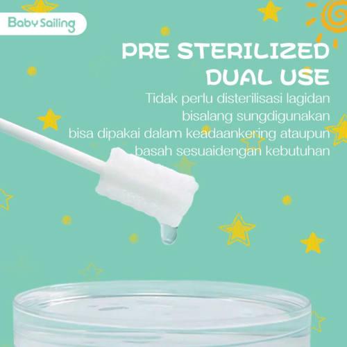 Baby Tongue Cleaner, Baby Oral Cleaner, Oral Cleaning Stick, Dental Care, Newborn Oral Cleaning Stick, Paper Handle Gauze Tongue Toothbrush, Newborn O
