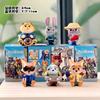 Zootopia Figure Set 4 Styles, Cute Cartoon Animal Characters PVC Collectible Model Toys, Best Gift for Kids Fans