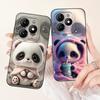 For Itel A70 Case A665L Cute Panda Cartoon Cover Soft Silicone Shockproof Phone Case Fopr Itel A70 A 70 ItelA70 Back Cover Shell