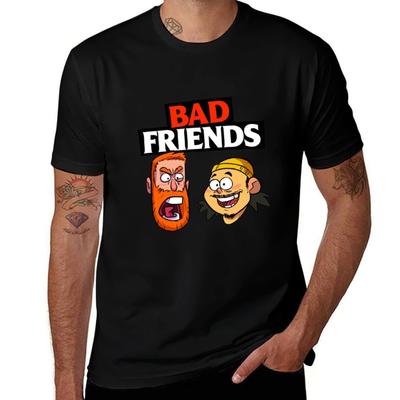 Bad Friends Merch TShirt Casual Breathable Short Sleeve Top