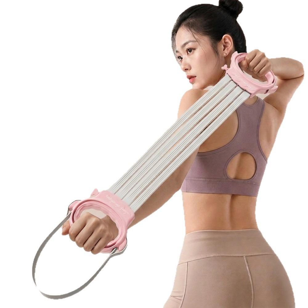 Adjustable Elastic Yoga Band 20-80 Lbs Exercise Band Female Resistance Bands Fitness Training