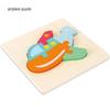 Wooden 3D Puzzle for Early Education: Infant & Toddler Intellectual Development, Hand-Eye Coordination Toy for 1-3 Year Old Boys & Girls
