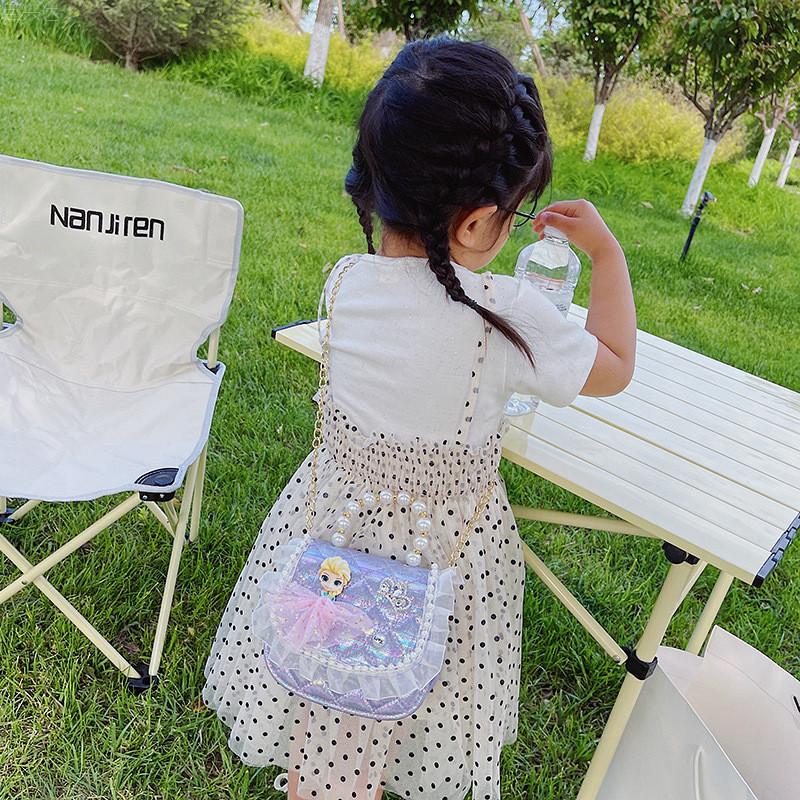 Chic Pearl Embellished Crossbody Bag For Kids Trendy And Fashionable Accessory