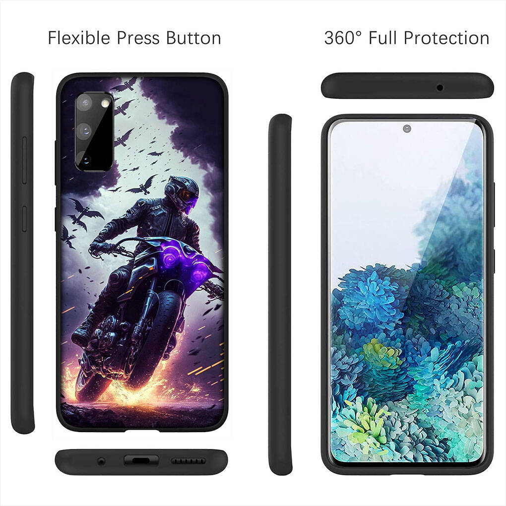 For Samsung Galaxy S25 S24 S23 S22 Ultra FE Plus A37 A57 A56 A55 A06 A16 A15 A36 A26 A35 A05 A25 A54 A34 Phone Case Motorcycle Mobile Moto Cross Cover