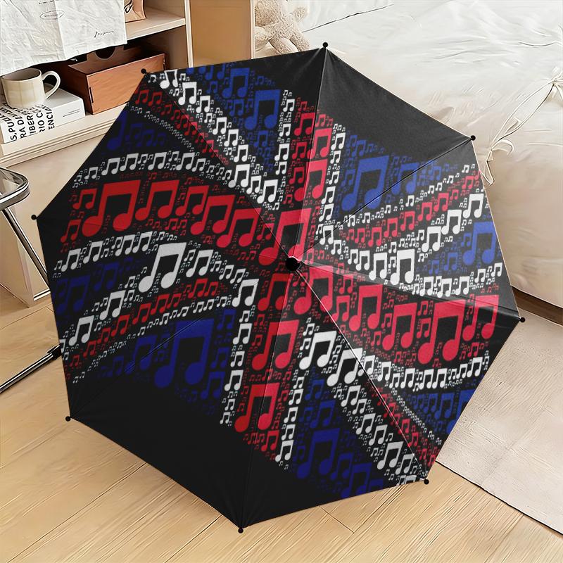 1 Stück Britische Flagge Regenschirm Tragbarer Faltregenschirm Eisenrahmen Lochknochenstruktur Outdoor Heimregenschirm