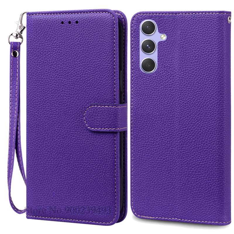 A35 5G Case For Samsung Galaxy A35 Case Leather Wallet Flip Case For Samsung Galaxy A35 5G Cover Coque Fundas Shell Etui