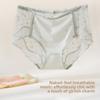 Female Summer Thin Sexy Lace Breathable Antibacterial Cotton Bottom In The Waist Triangle Briefs
