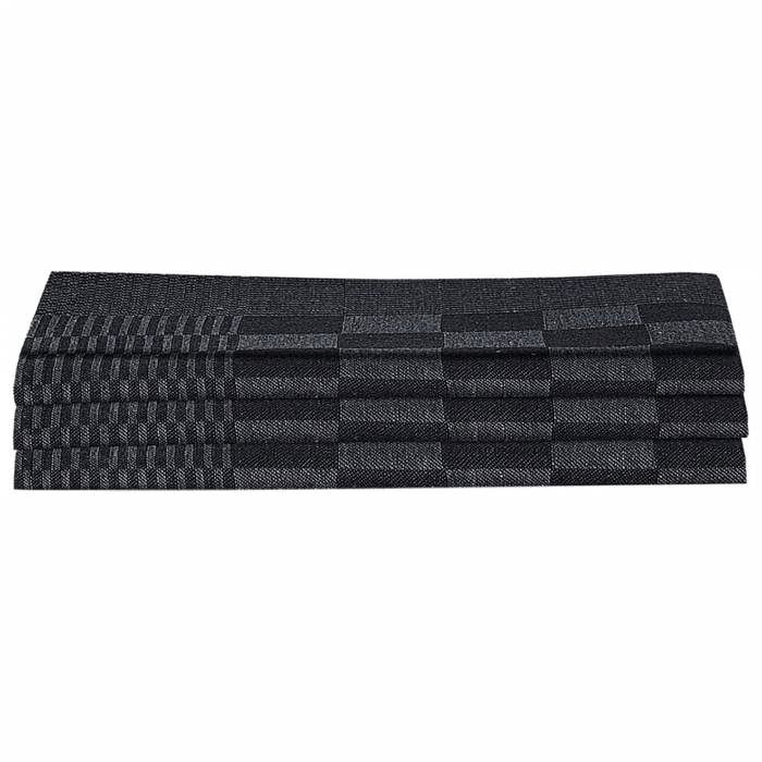 VidaXL Ensemble de Serviettes avec Gants de Four Porte-pots 15 pcs, Torchons Absorbants de Séchage avec Tablier, Chiffons de 136296