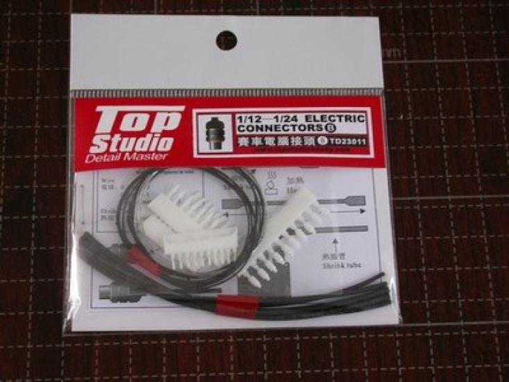 

Top Studio Electrical Connector B with Heat Shrink Tubing TD23011 1/12-1/24