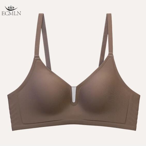 

Удобные беспроводные бюстгальтеры с полной чашкой и мягкой подкладкой, без косточек для женщин XL коричневый