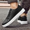 New Casual Leather Mens Walking Board Shoes High Quality Outdoor Non-Slip Sneakers Leisure Walk Oxford Shoes Travel Trainers