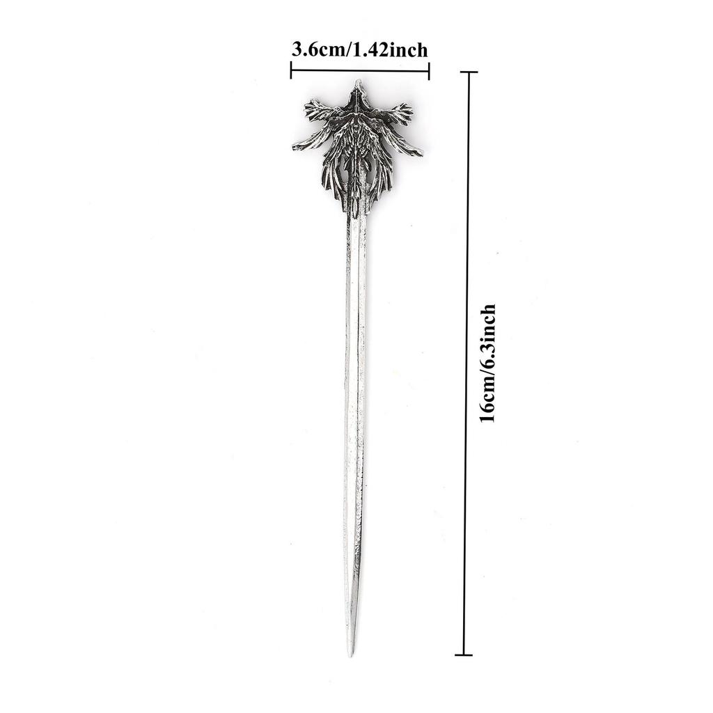 Viking Retro Six-Winged Angel Hairpin – Trendy Norwegian Style Party Jewelry
