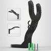 Space-Saving Helmet Hook Rack Motorcycle Helmet Hook Rack, ABS Wall-Mounted Storage Holder with Key Hanging Function, Durable Helmet Organizer