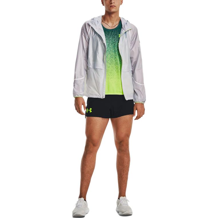 Under Armour Solid Color Elastic Sports Shorts Men Bottoms Black 1377315-001