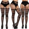 Womens High Waist Tights Fishnet Stockings Suspenders Pantyhose Mesh Thigh High Pantyhose Stockings Stockings Leggings
