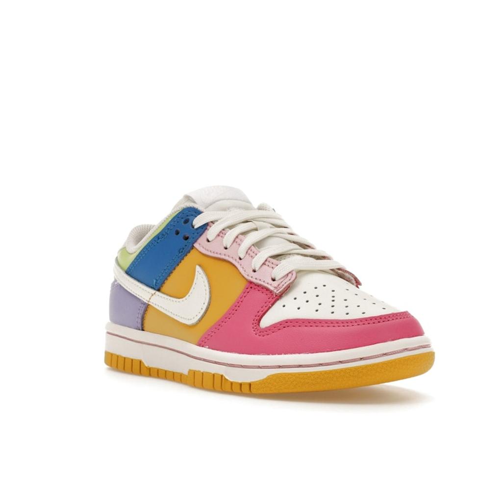Nike Dunk Low Multi-Color Women Sneakers Sail Solar-Flare FD9923-111