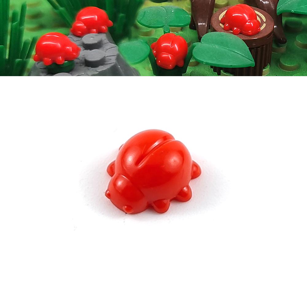 DIY-Teile mit Tierdruck: Ziege, Möwe, Pinguin, Fisch, Schaf - Kompatibel mit MOC Bausteinspielzeug