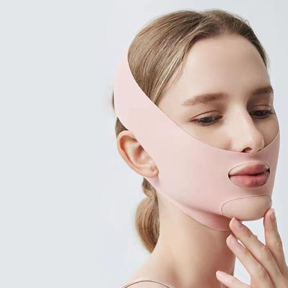 Adjustable Face Sculpting Sleep Mask Breathable Elastic Lifting Tightening Mask Skin Care Slimming Strap V Line Shaping Mask