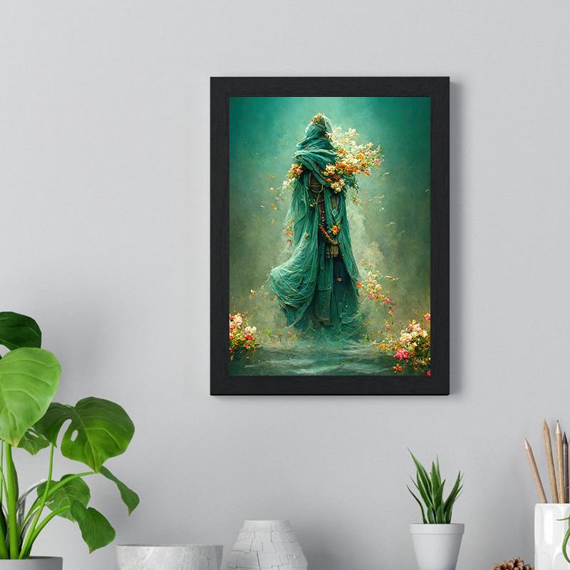 Raven Queen Sacral Redemption Posters and Prints Wall Art Pictures Flower People Canvas Painting Living Room Home Decor Cuadros