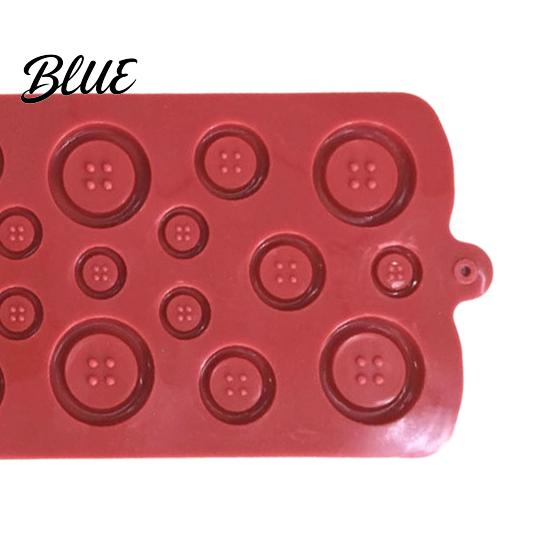 Flexible Crafting Molds Button Silicone Mold, Food Grade Non Stick Chocolate Candy Making Casting Easy Release Mold Tray, for DIY Baking And Projects