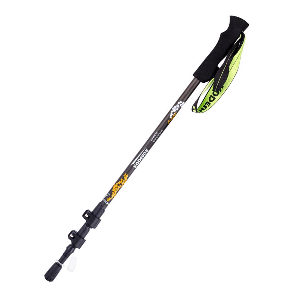 

Hiking Canes Telescoping External Lock Walking Stick Carbon Fiber Climbing Stick Lightweight & Non Slip EVA Foam Grips