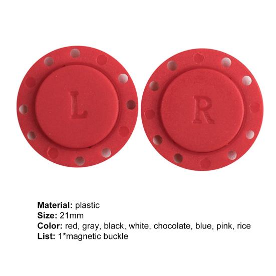 1 Pair DIY 8-holes Design Magnet Buttons Plastic Clothes Buckle Magnetic Snaps Clasps Garment Accessories