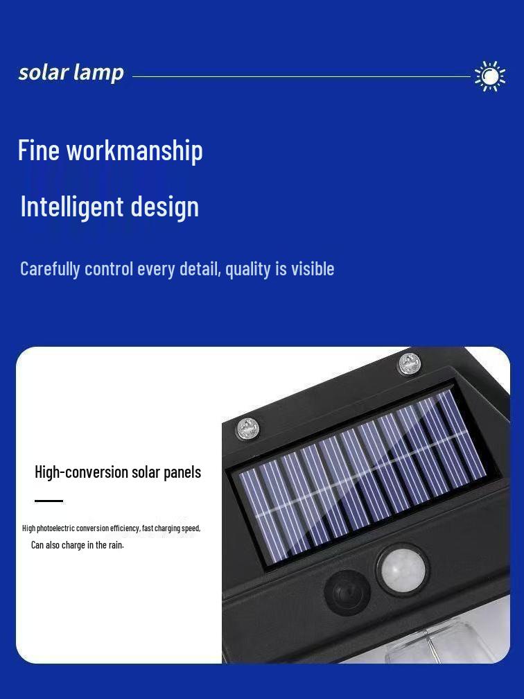 Solar Waterproof Outdoor Tungsten Filament Courtyard Wall Lamp