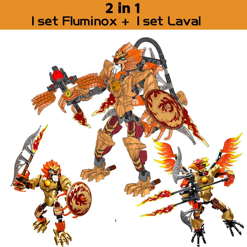 NEU 2in1 CHIMA Bausteine Chi Krokodil Phönix Stamm MOC Set Krieger Anime Actionfiguren Soldat Roboter Spielzeug Für Jungen Geschenk