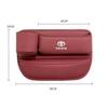 NEW PU Leather Car Seat Storage Bag Multifunctional Gap Organizer Box For Toyota Gazoo Racing Corolla Crown Yaris Chr Auris Rav4