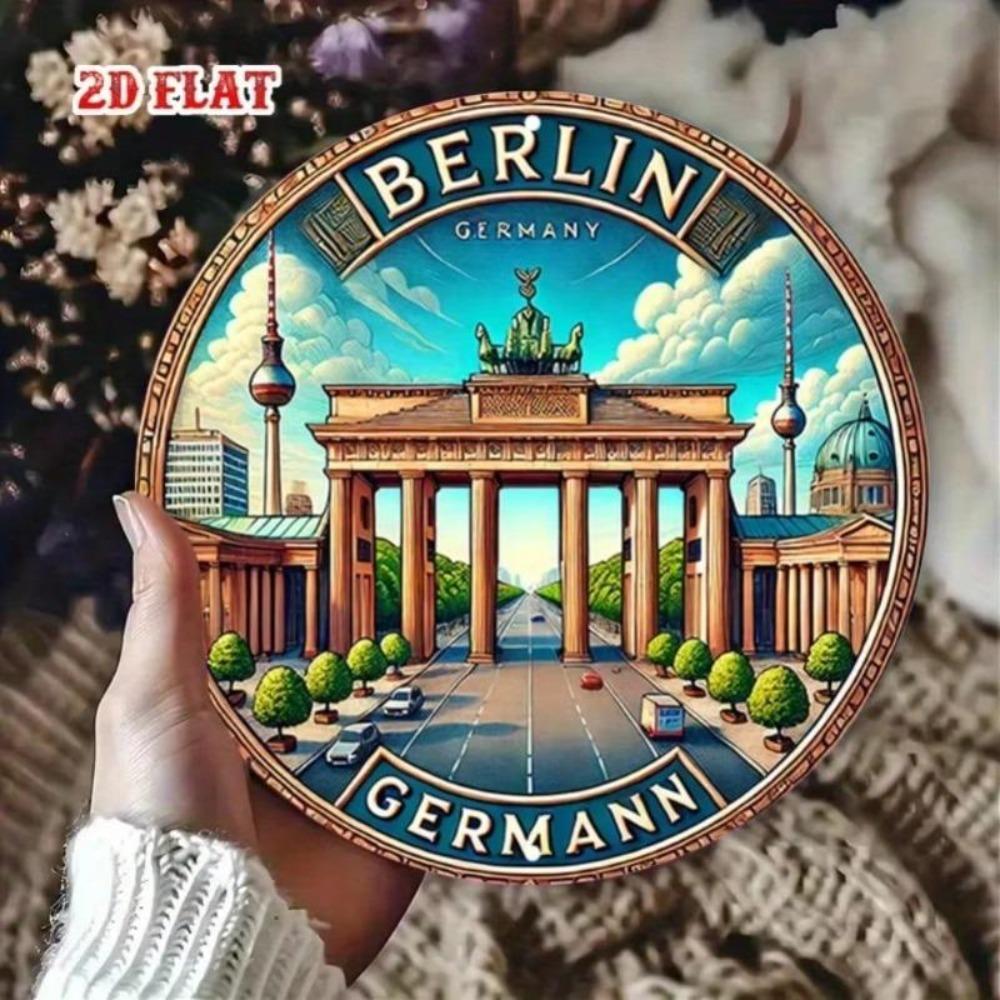 Historic Landmark Metal Wall Art Plaque for Home Decor