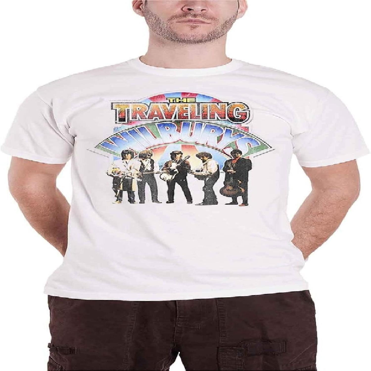 T Shirt Band Photo Logo Official Mens White Size XL XXXXXL белый