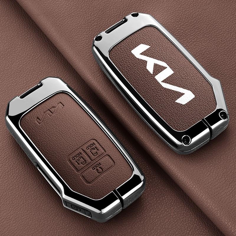 AHQ1 Car Key Case Cover Shell For KN Kia Carnival 2021 2022 Sedona KA4 EX SX LX Fiesta 2023 GT Stinger Ceed CD Cerato Forte 2018 2019