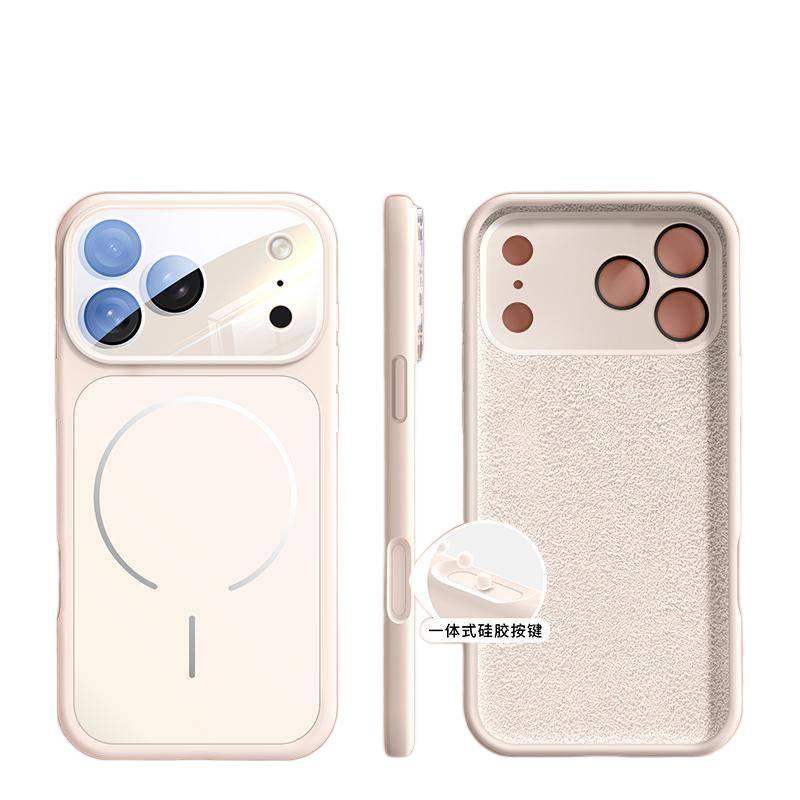 Applicable to Apple 17promax mobile phone case, new iPhone17 super fire liquid silicone 17 magnetic suction protection, anti-drop